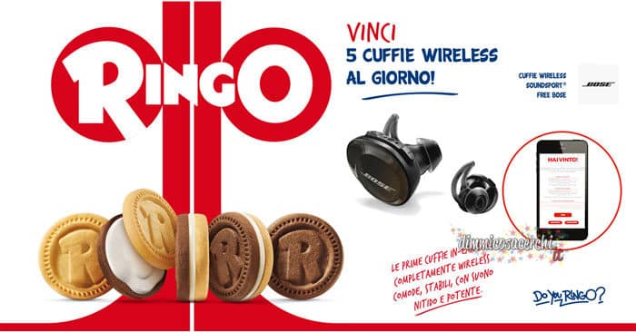 Ringo: vinci le cuffie Wirless (5 premi al giorno, instant win)