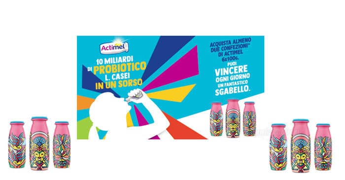 Vinci sgabelli Van Orton con Actimel