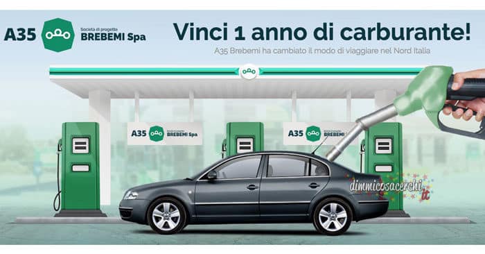 Vinci un anno di carburante gratis