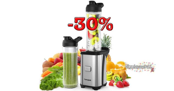 Sconto frullatore elettrico: risparmia il 30% per poco!