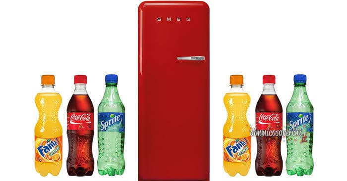 Vinci frigorifero Smeg con Coca Cola e Lidl