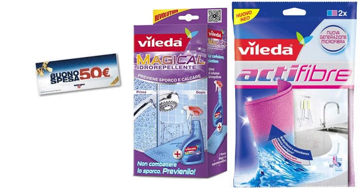 Con Vileda vinci la spesa