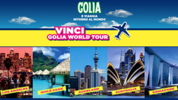 Concorso Golia: vinci viaggio Golia World Tour