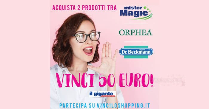 Concorso "Vinci lo shopping" con Mister Magic