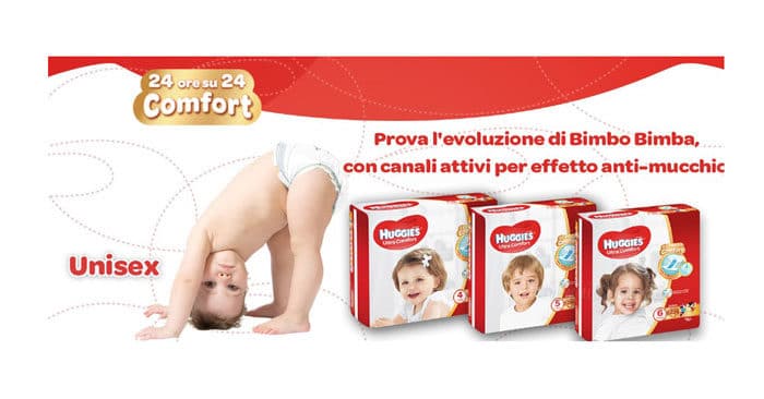 Diventa tester pannolini Huggies