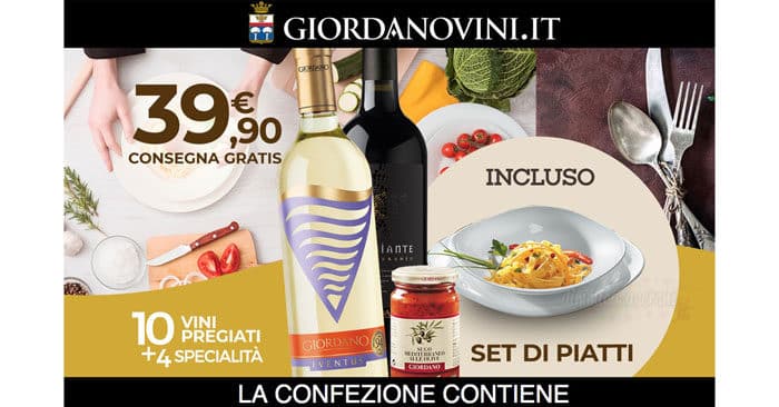 Giordano Vini: offerta piatti Bormioli Giordano Vini: offerta piatti Bormioli