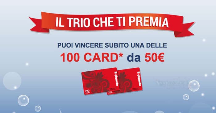 Il trio che ti premia