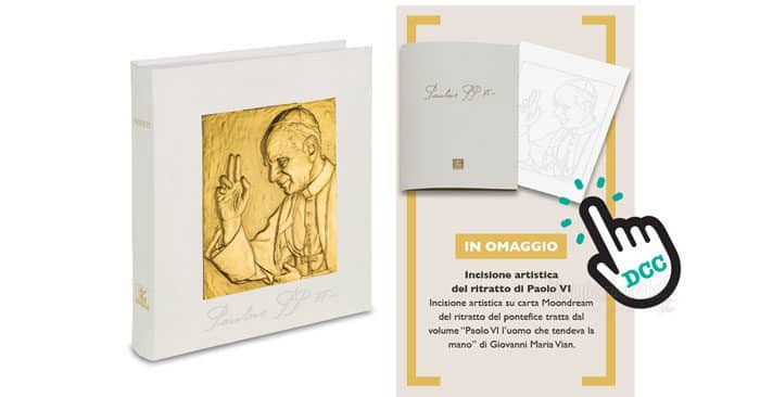 Stampa artistica di Paolo VI in omaggio