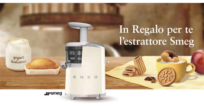 Vinci estrattori Smeg con Mulino Bianco