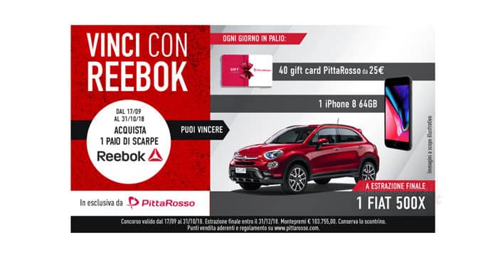 concorso reebok pittarosso