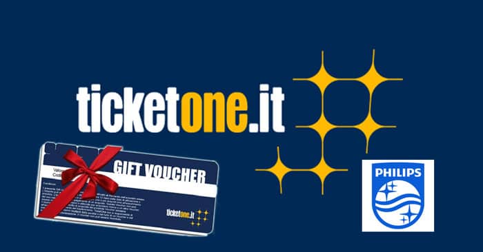 5 Gift Voucher TicketOne.it da 50 €