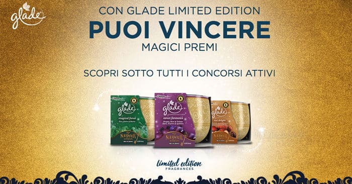 Concorso "Vinci la magia Disney con Glade"