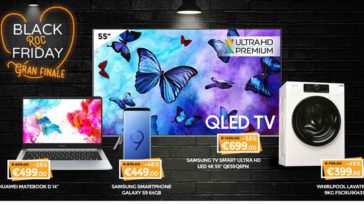 Gran finale Black Friday Unieuro: sconti e promozioni