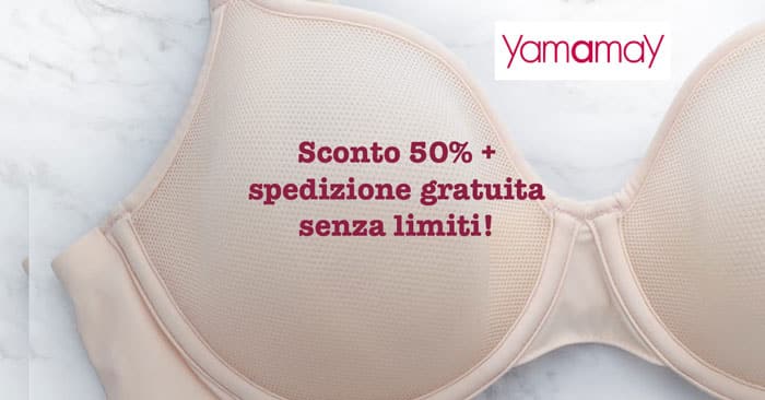 Yamamay: spedizione gratuita