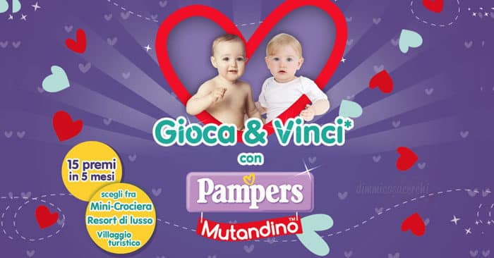 mutandino Pampers concorso