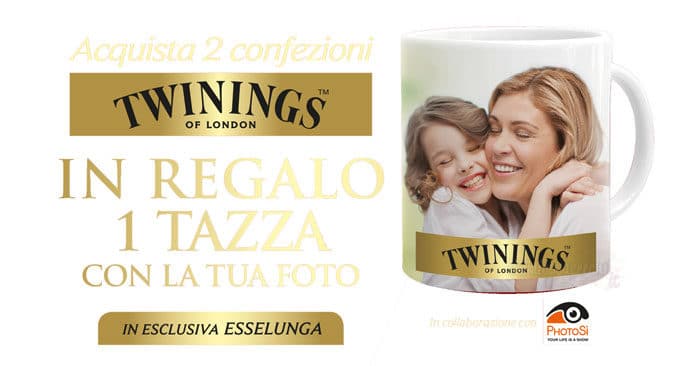 Twinings tazza foto premio sicuro