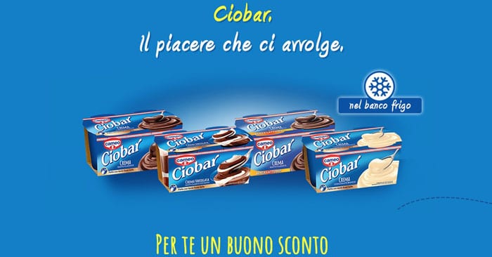 Ciobar: buono sconto