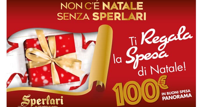 Concorso "Sperlari ti regala la spesa di Natale 2018"