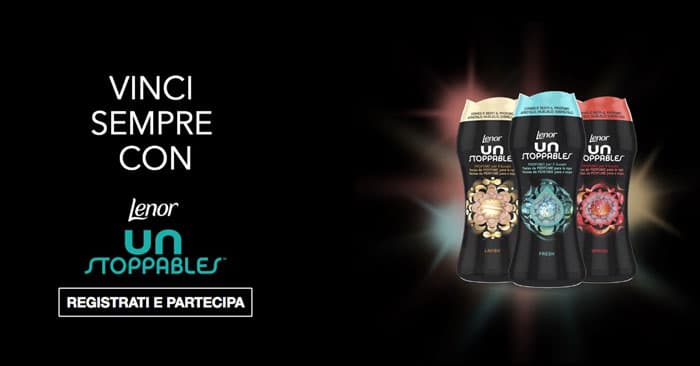 Concorso "Vinci sempre con Lenor UnStoppables"