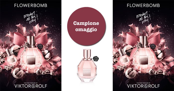 Flowerbomb: richiedi il campione omaggio in FIALETTA