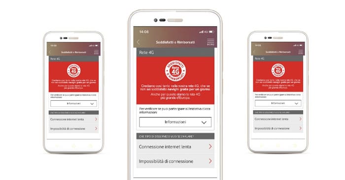 Soddisfatti o Rimborsati 4G Vodafone