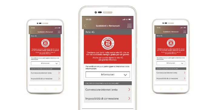 Soddisfatti o Rimborsati 4G Vodafone