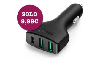 Caricatore da auto 3 porte USB a soli 9,99€