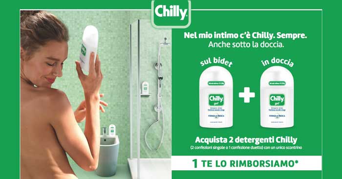 Cashback "Chilly sotto la doccia"