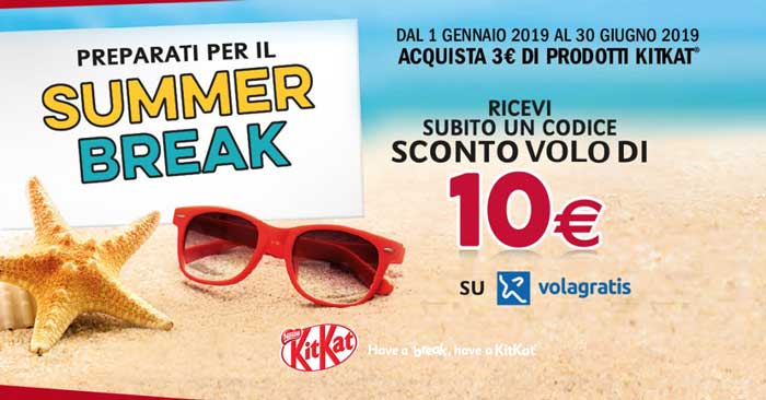 KitKat ti regala 10€ Volagratis