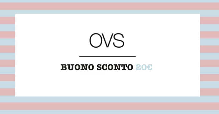 OVS buono sconto