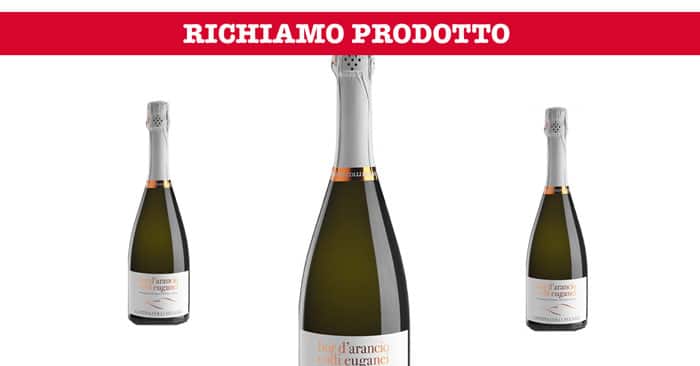 Richiamato spumante Fior d’Arancio Colli Euganei Docg