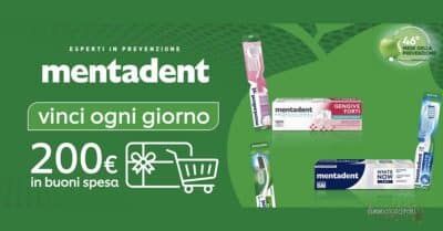 concorso Mentadent La Prevenzione che Vale vinci buoni spesa 200 euro instant win