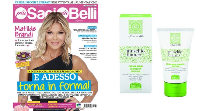 Crema mani Helan in edicola con "Più Sani, più Belli"