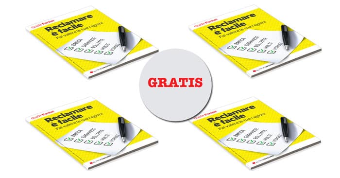 Guida cartacea gratuita "Reclamare è facile"