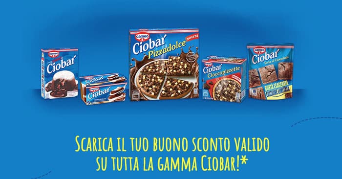 Buono sconto Ciobar tutti i prodotti!