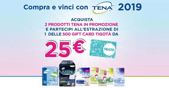 Concorso "Compra e vinci con Tena 2019"