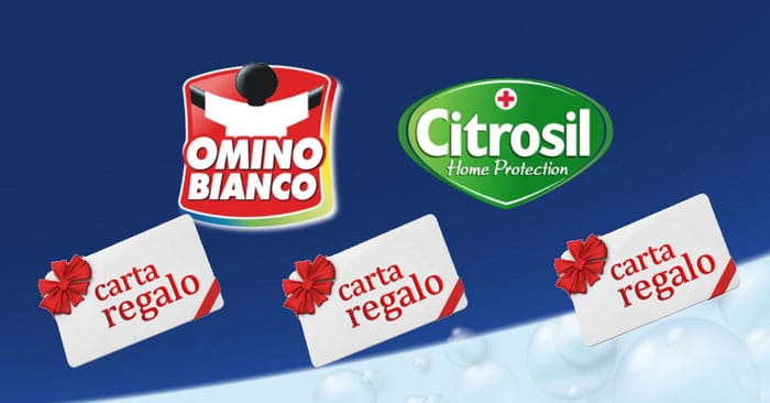 Concorso "Premiati con Omino Bianco e Citrosil"