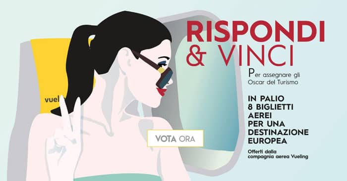 Concorso “RISPONDI & VINCI”: vinci 8 biglietti aerei per l'Europa