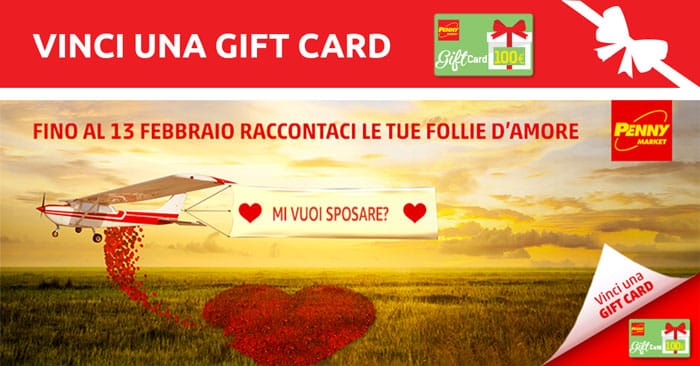 Concorso "Vinci una gift card" Penny