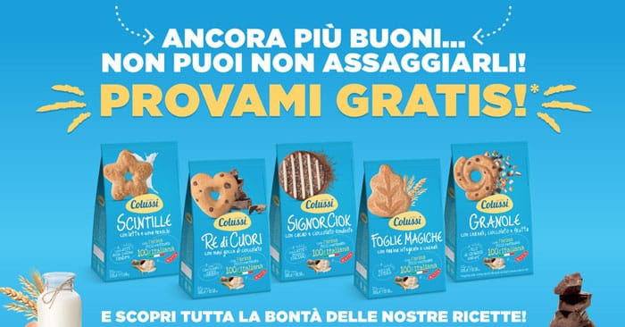 Provami Gratis biscotti Colussi