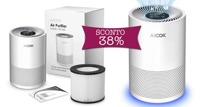 Purificatore Aria Aicok: codice sconto