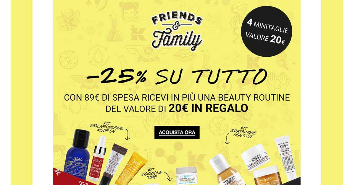 promo Friends and Family