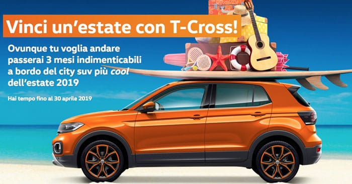 Concorso "Vinci l'estate con T-Cross": solo residenti in Friuli V.G.