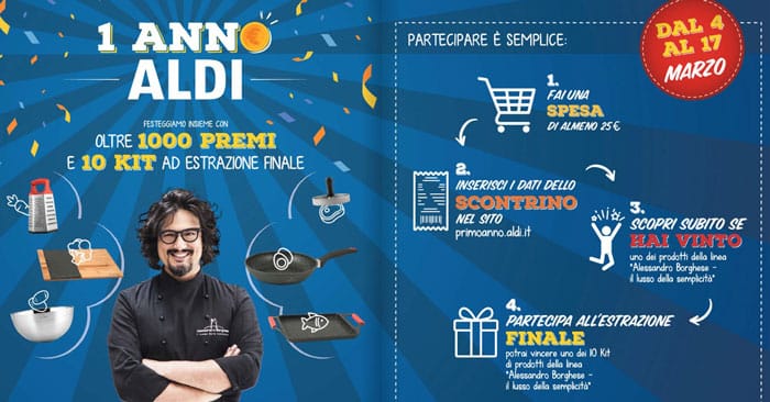 Concorso compleanno Aldi Supermercati