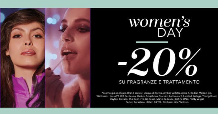 Douglas: sconti per la festa della donna