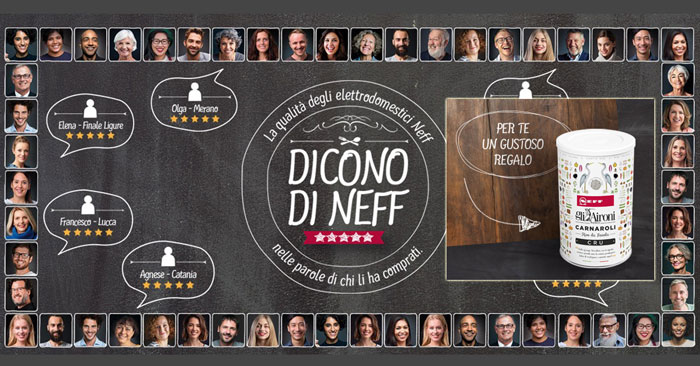 Elettrodomestici Neff: in regalo riso Carnaroli