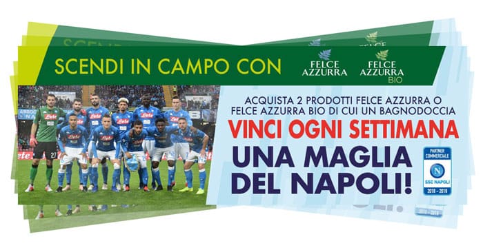 Felce Azzurra: vinci magliette SCC Napoli