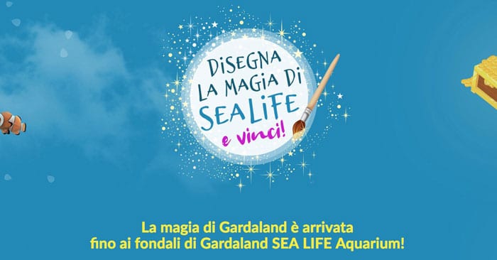 Gardaland: disegna la magia di Sealife e vinci!