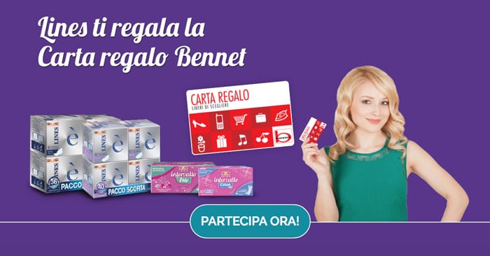 Lines e Bennet: carta regalo come premio certo