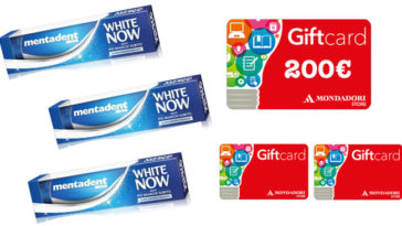 Mentadent: vinci Gift Card Mondadori da 200 euro